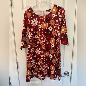 Smak Parlour Unique Vintage mod floral shift dress - medium